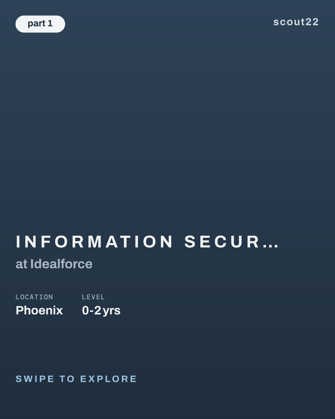 Information Security Technician/JR(33602) at Idealforce