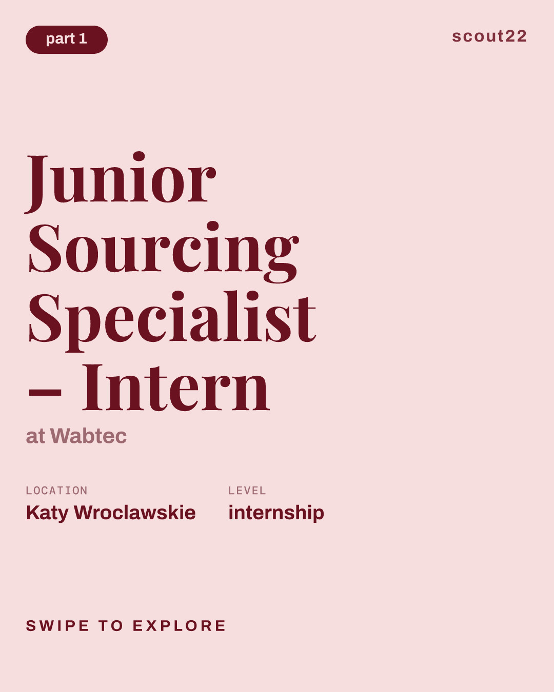 Junior Sourcing Specialist – Intern at Wabtec