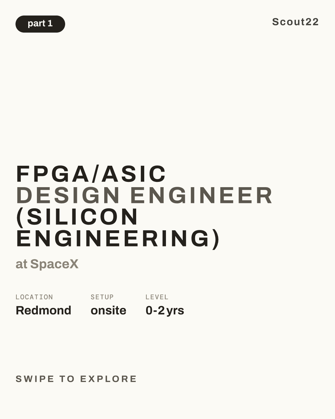 FPGA/ASIC Design Engineer (Silicon Engineering) at SpaceX