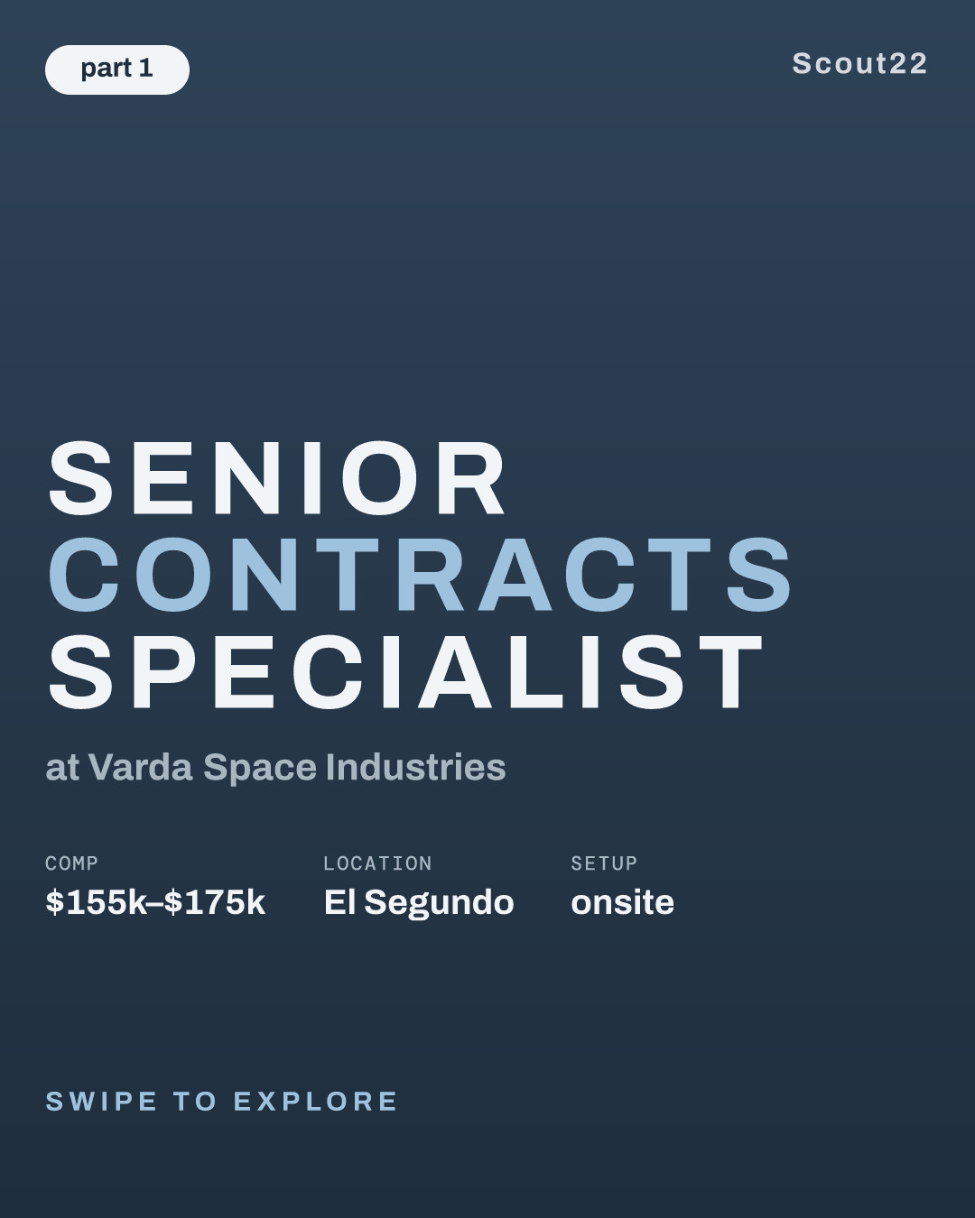 Senior Contracts Specialist at Varda Space Industries