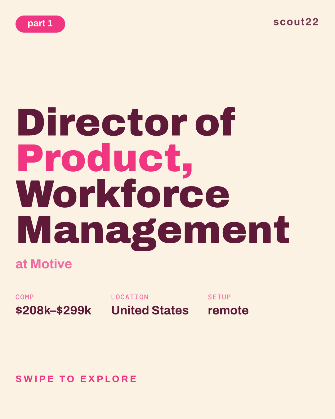 Director of Product, Workforce Management at Motive