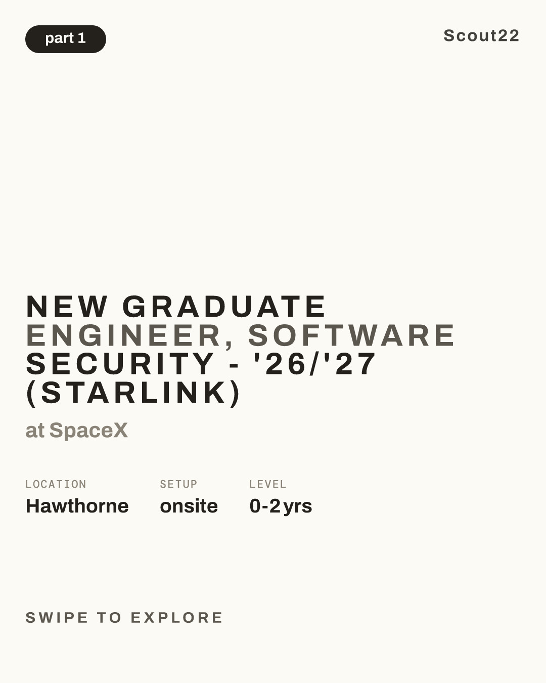 New Graduate Engineer, Software Security - '26/'27 (Starlink) at SpaceX