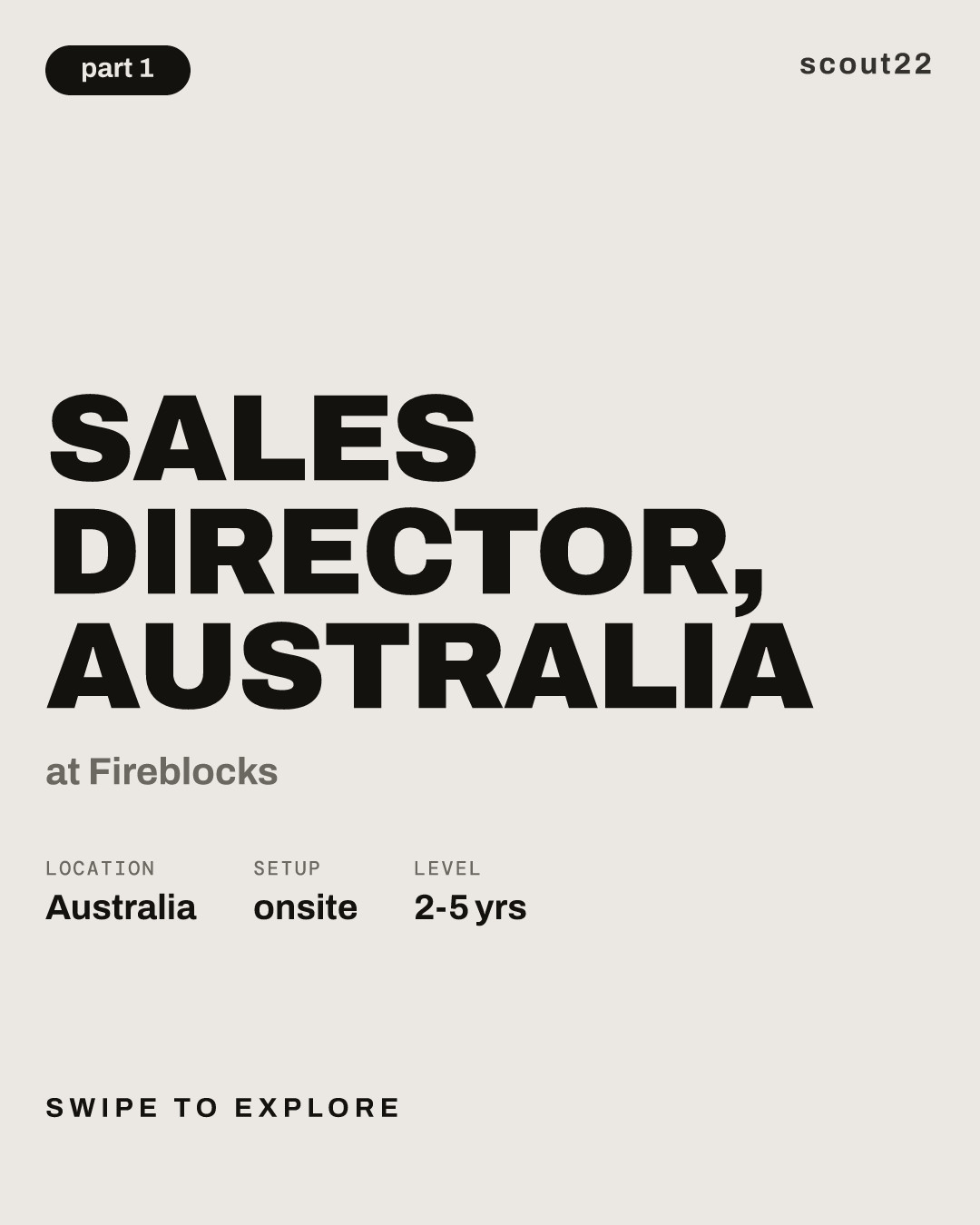 Sales Director, Australia at Fireblocks