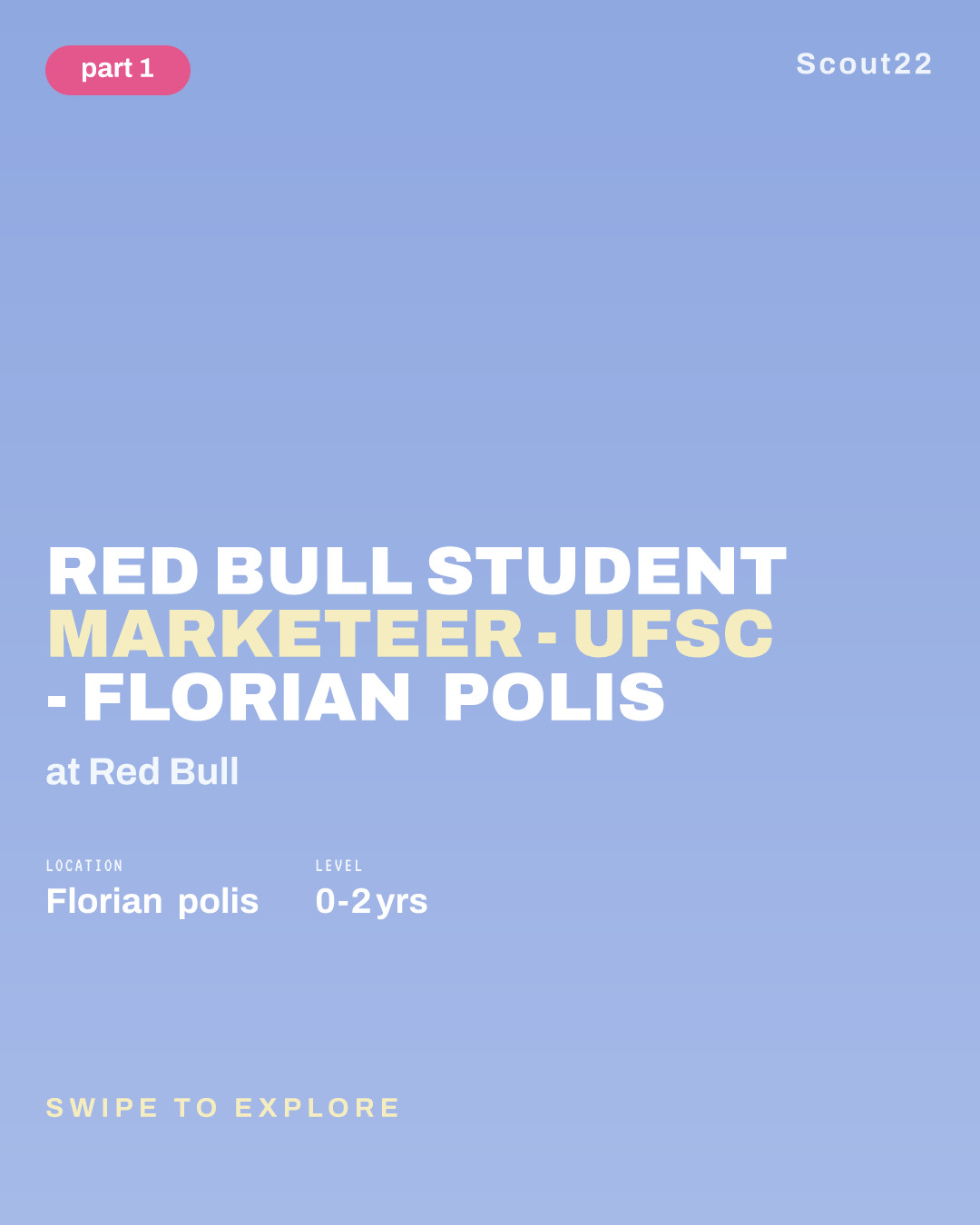 Red Bull Student Marketeer - UFSC - Florianópolis at Red Bull