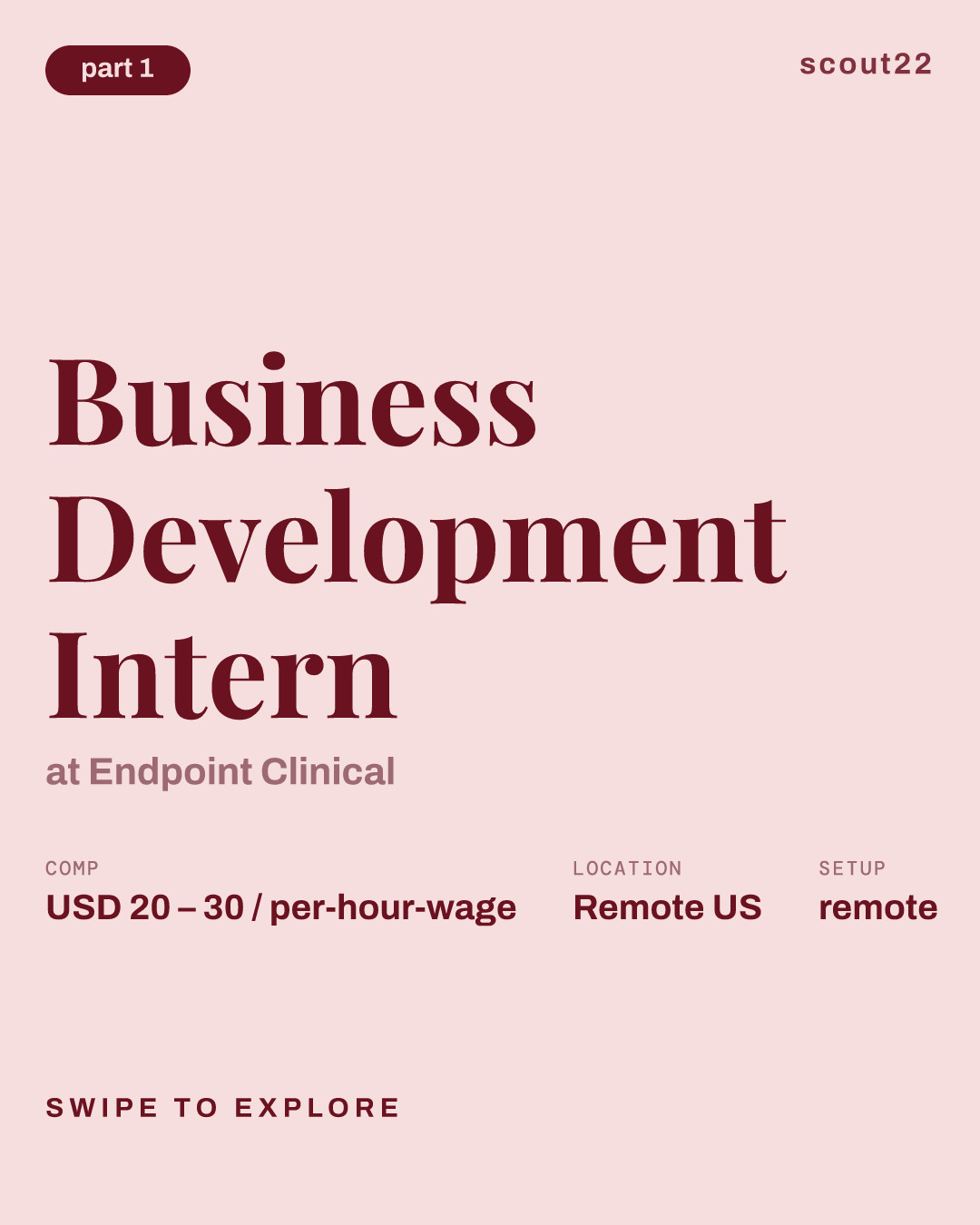 Business Development Intern at Endpoint Clinical