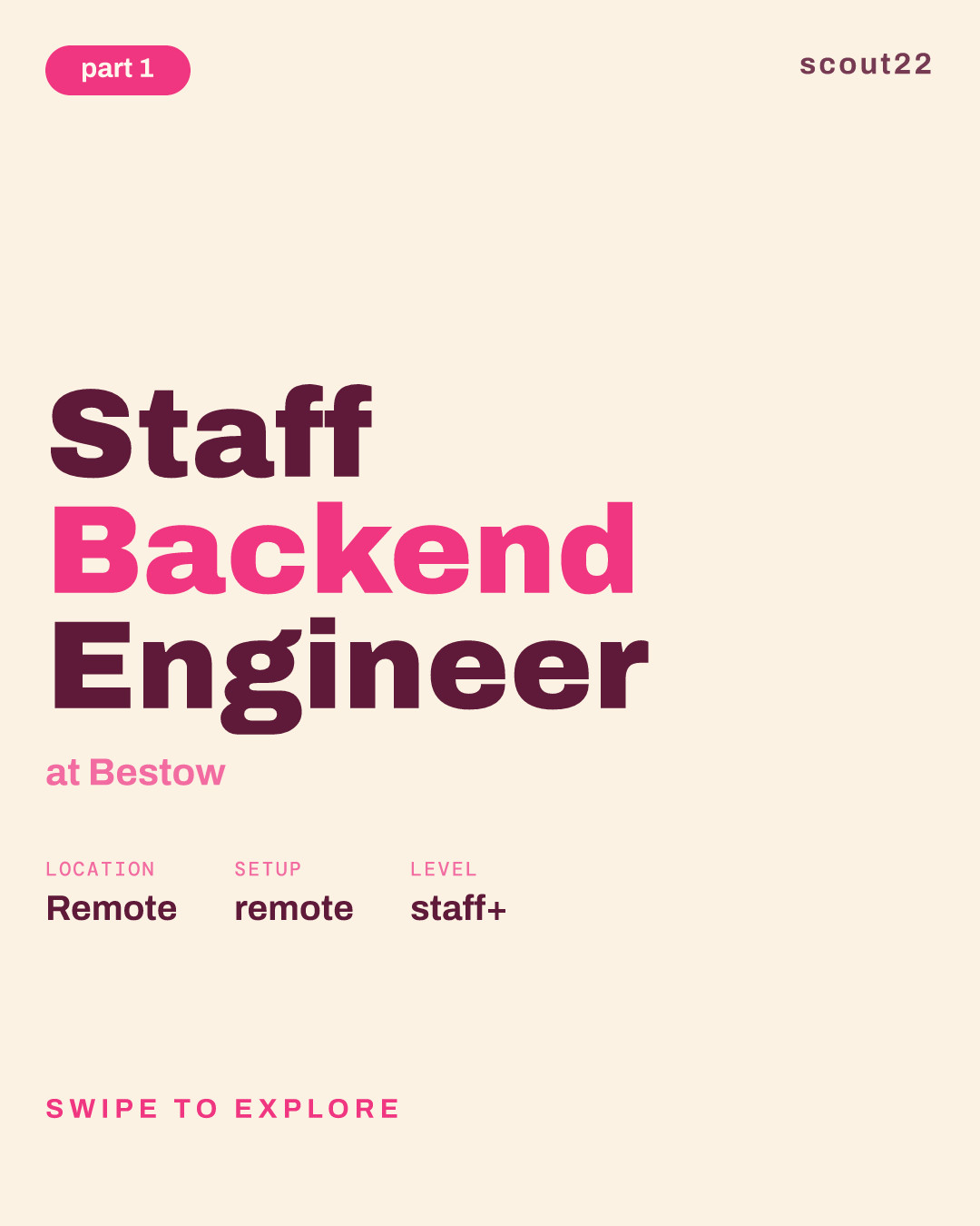 Staff Backend Engineer at Bestow