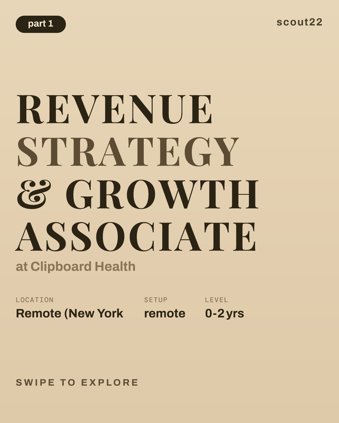 Revenue Strategy & Growth Associate at Clipboard Health