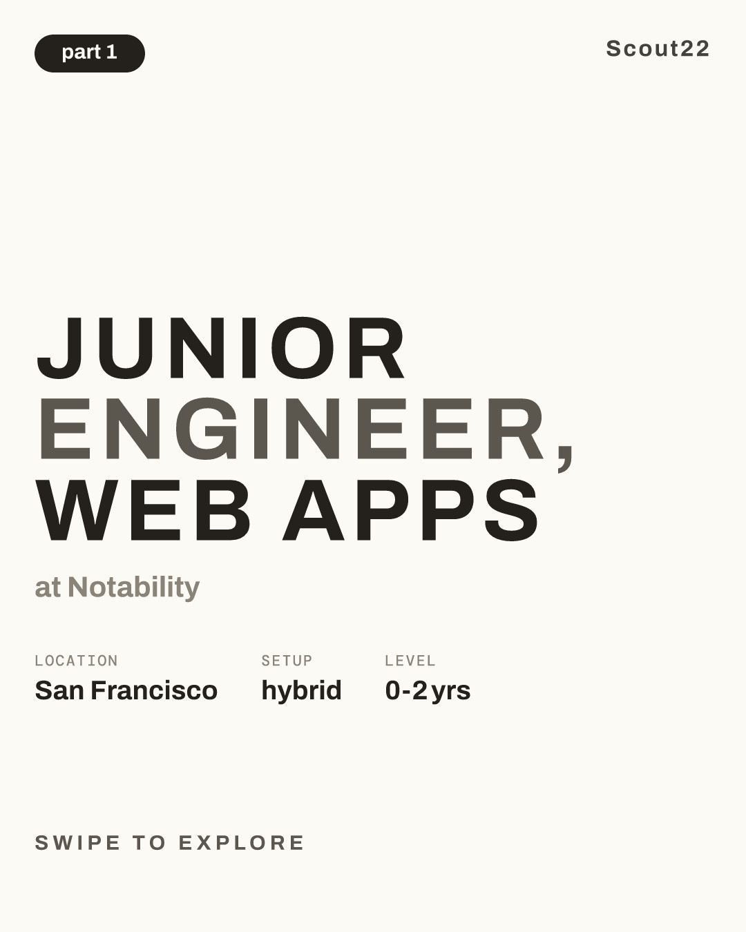 Junior Engineer, Web Apps at Notability
