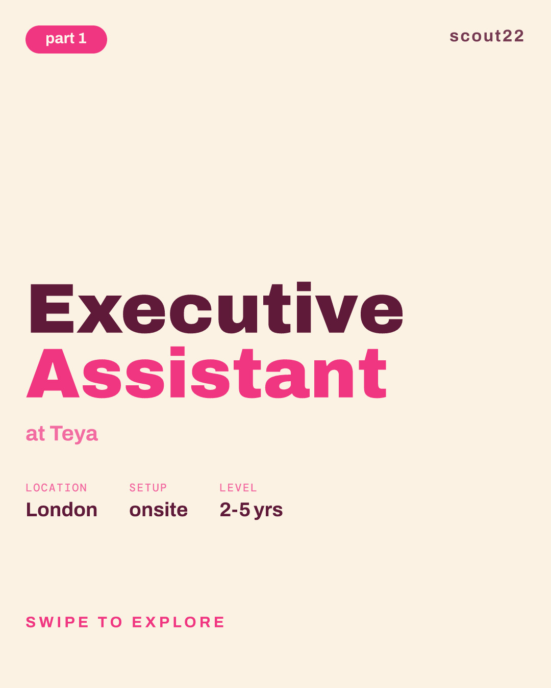 Executive Assistant at Teya