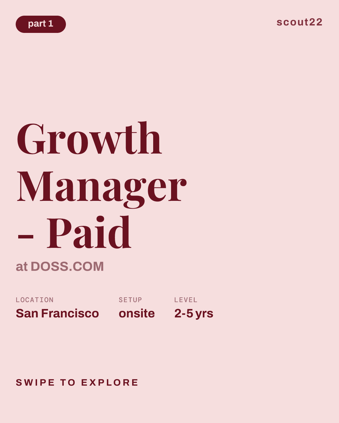 Growth Manager - Paid at DOSS.COM