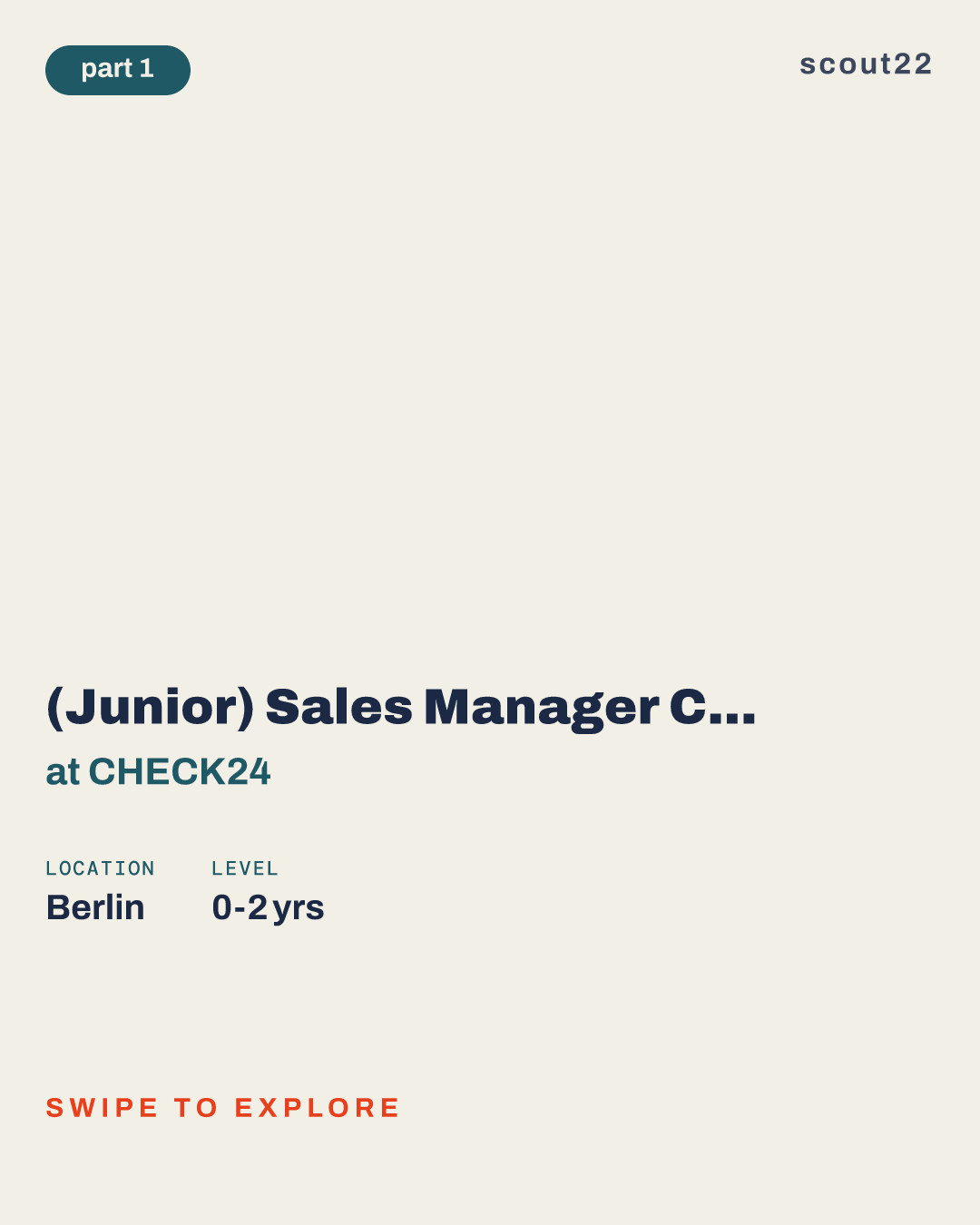 (Junior) Sales Manager Chinese Speaking (m/w/d) - Shopping at CHECK24