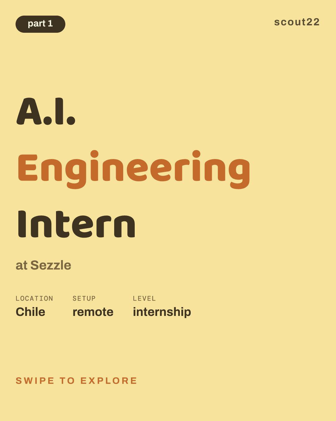A.I. Engineering Intern at Sezzle