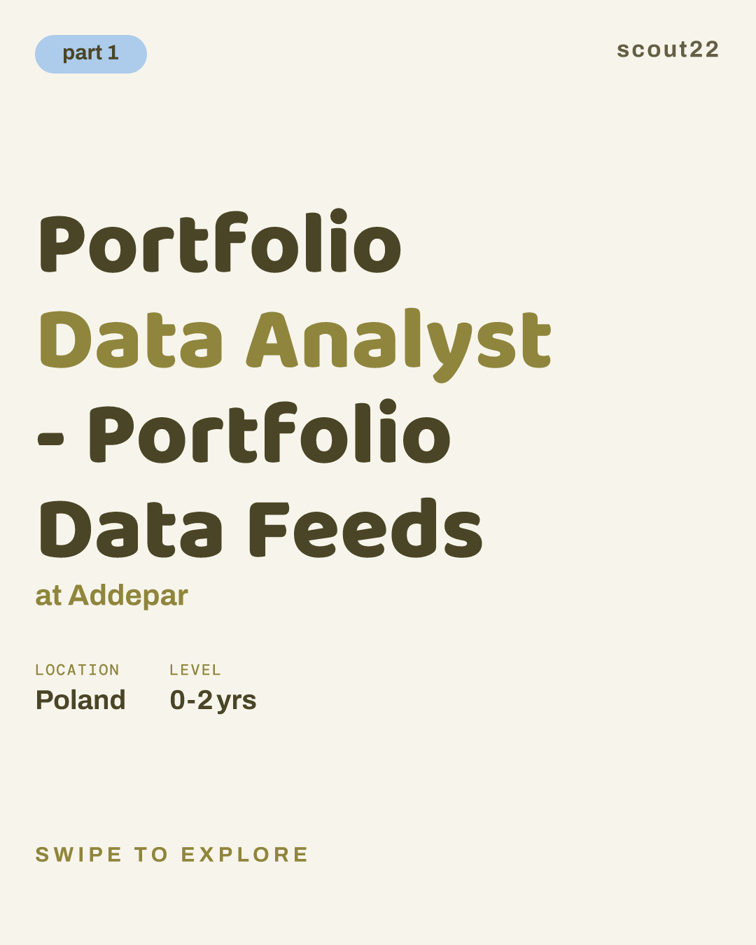 Portfolio Data Analyst - Portfolio Data Feeds at Addepar