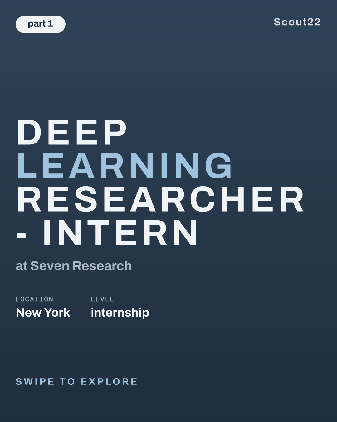 Deep Learning Researcher - Intern at Seven Research