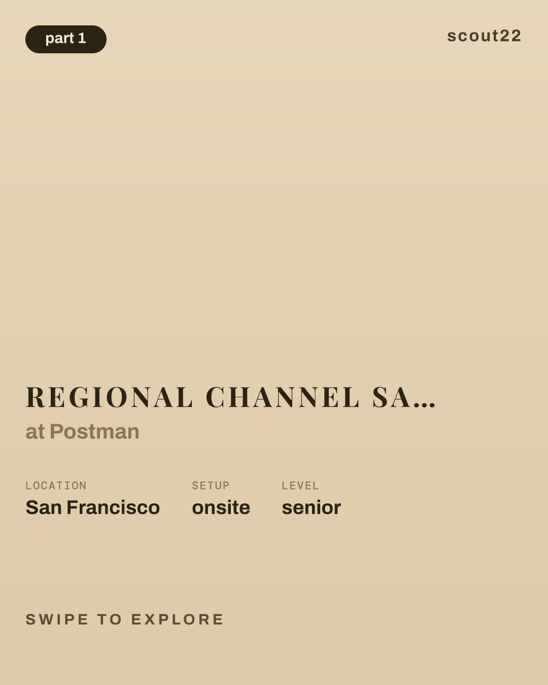 Regional Channel Sales Leader, North America at Postman