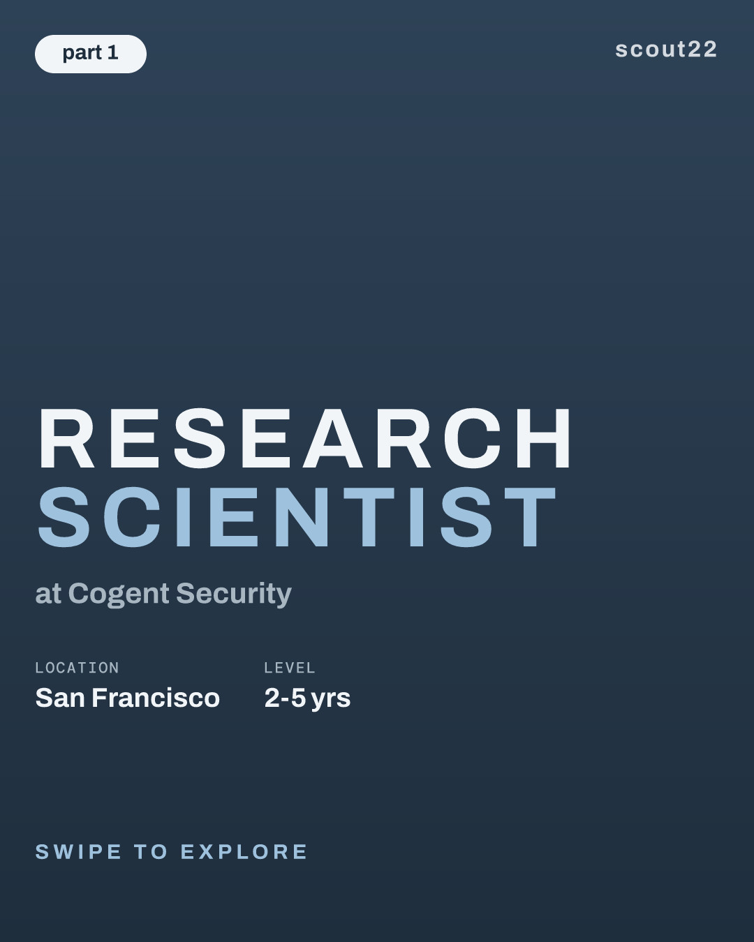 Research Scientist at Cogent Security