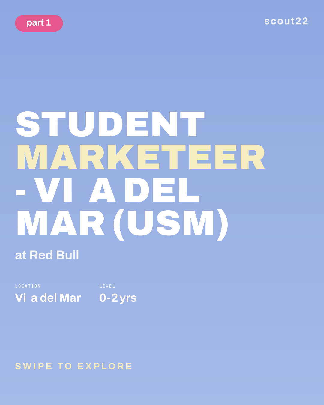 Student Marketeer - Viña del Mar (USM) at Red Bull