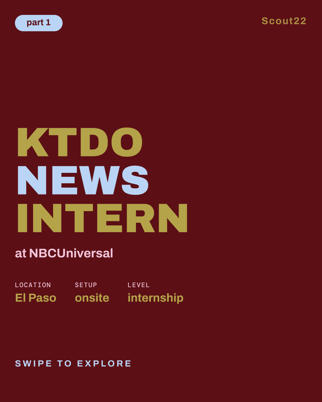 KTDO News Intern at NBCUniversal