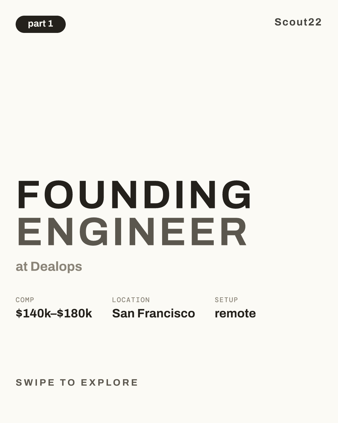 Founding Engineer at Dealops