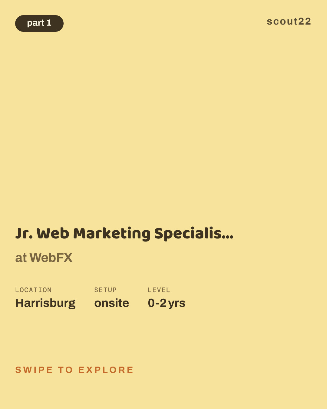 Jr. Web Marketing Specialist - Analytics Track at WebFX