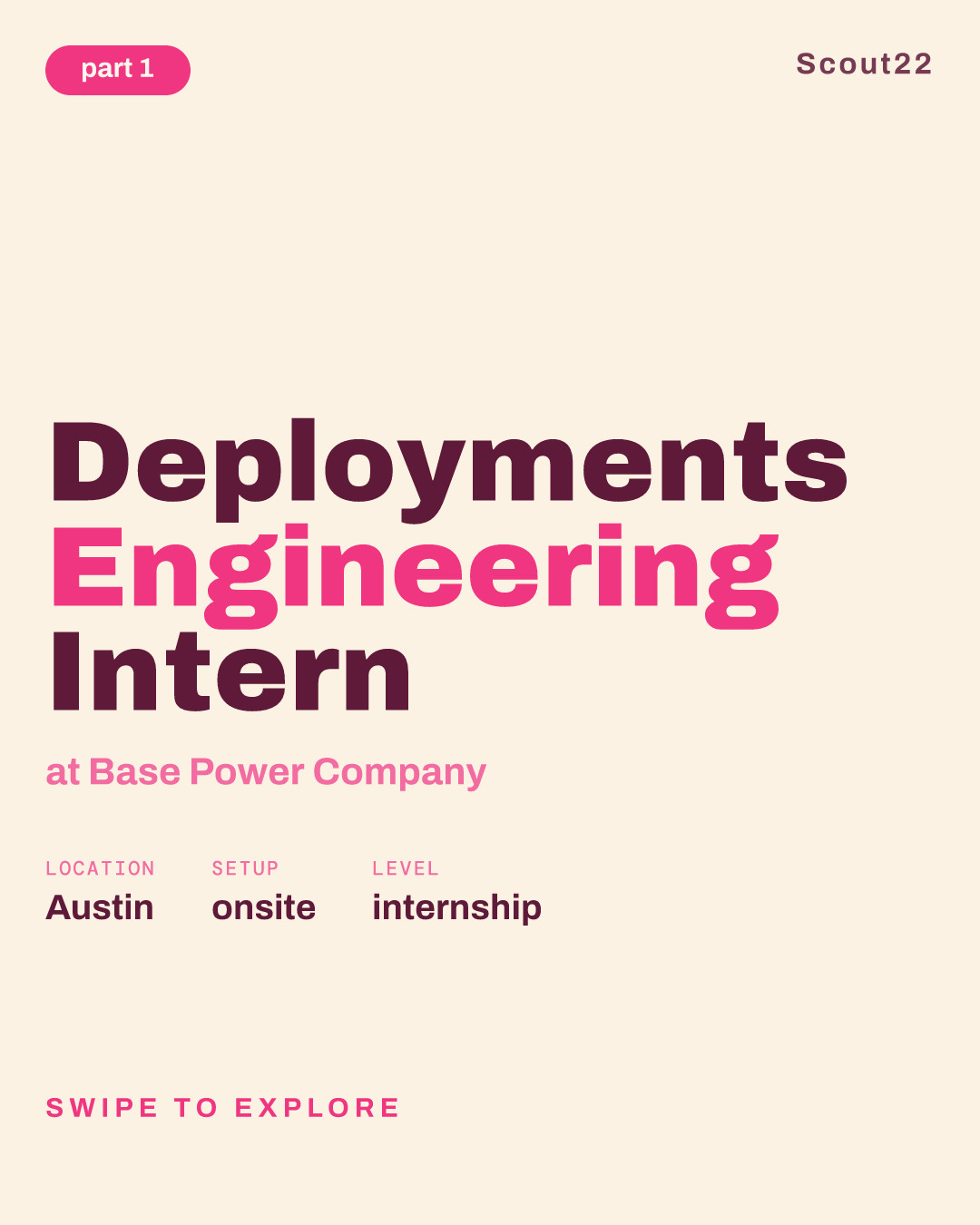 Deployments Engineering Intern at Base Power Company