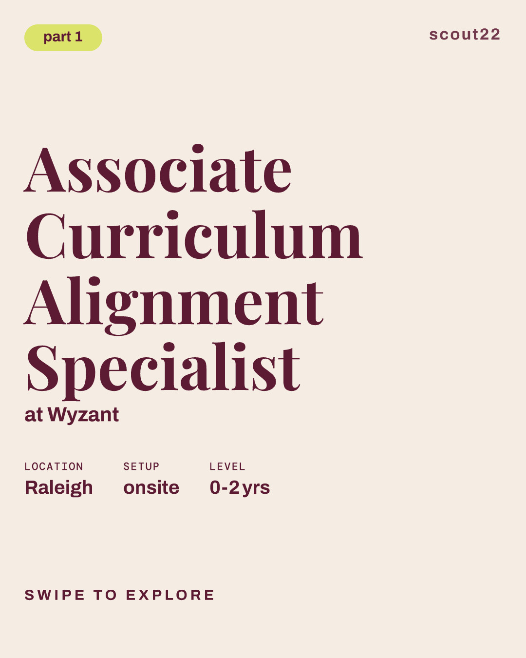Associate Curriculum Alignment Specialist at Wyzant