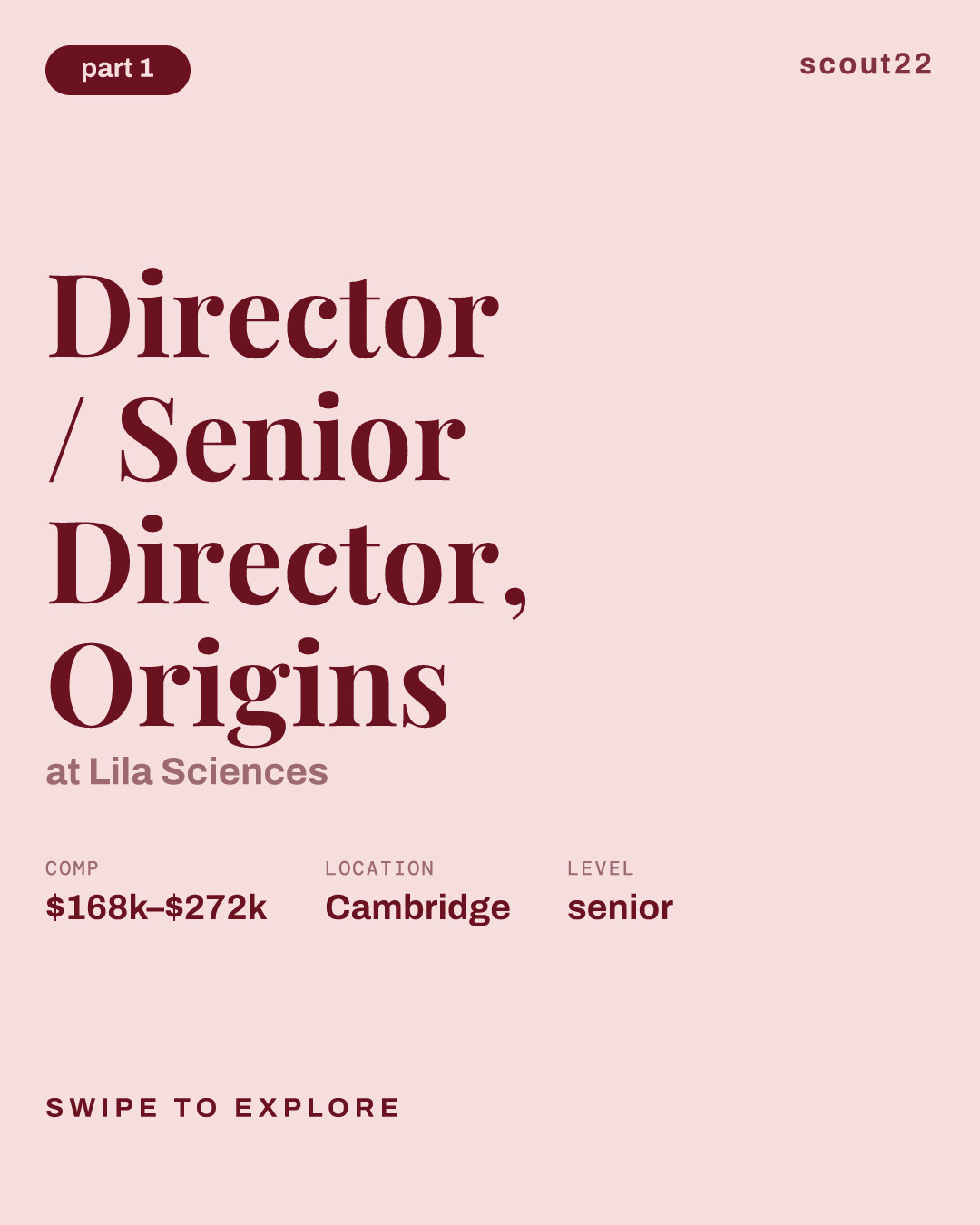 Director / Senior Director, Origins at Lila Sciences