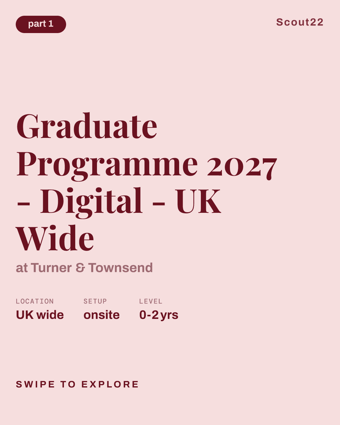 Graduate Programme 2027 - Digital - UK Wide at Turner & Townsend