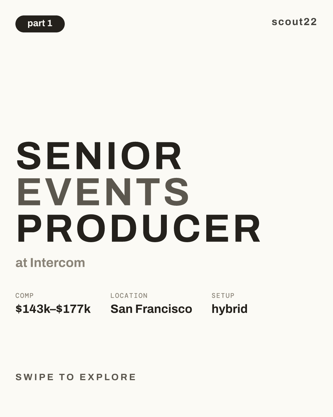 Senior Events Producer at Intercom