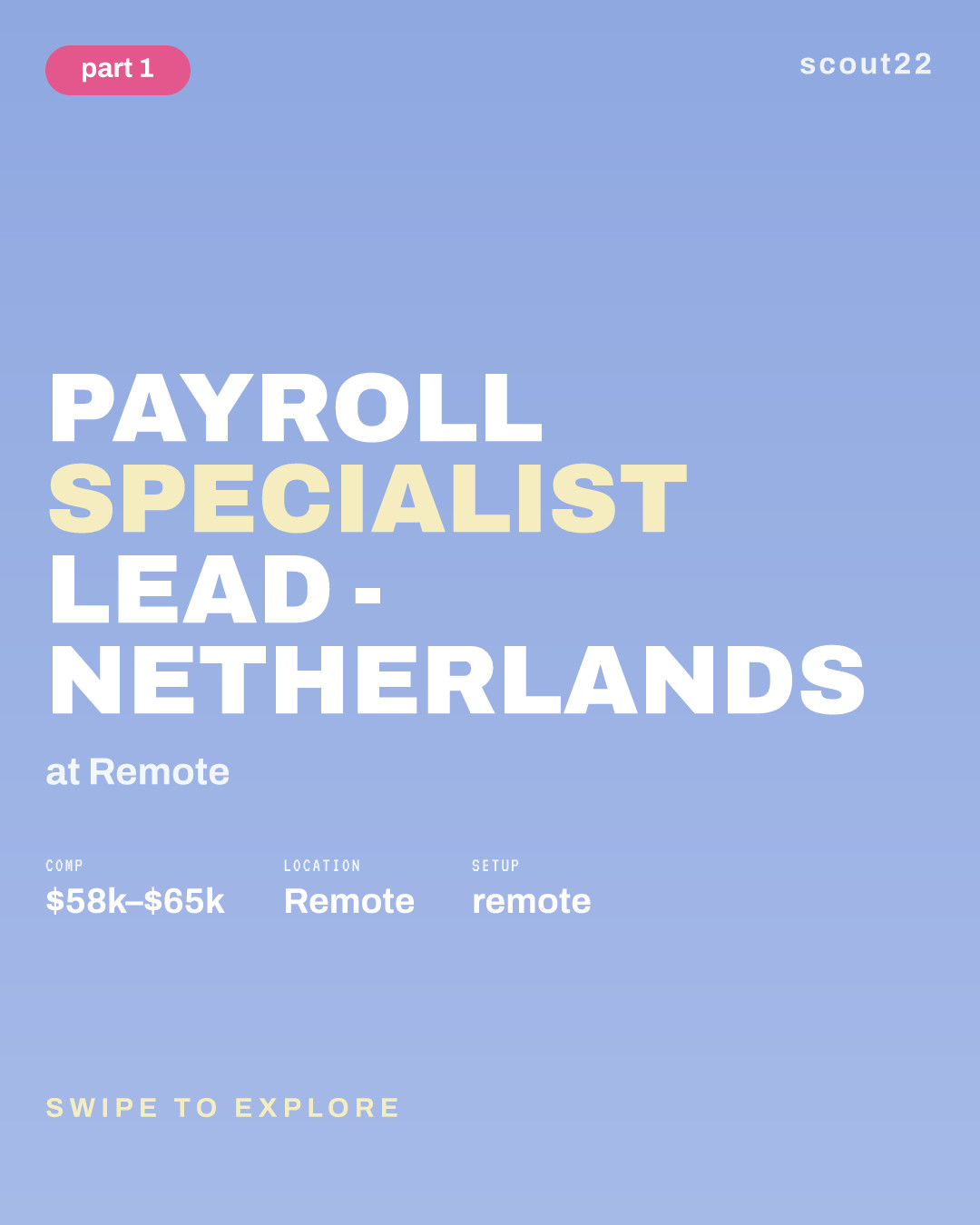 Payroll Specialist Lead - Netherlands at Remote