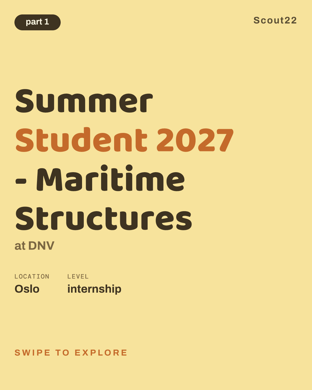 Summer Student 2027 - Maritime Structures at DNV