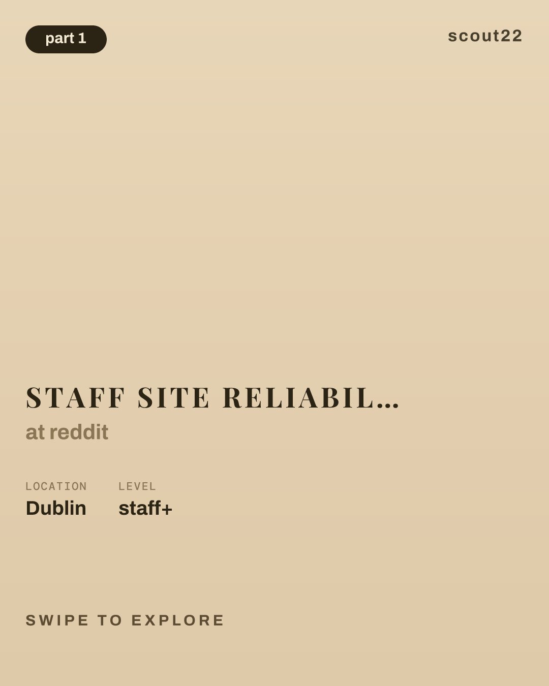 Staff Site Reliability Engineer - Site Experience at reddit