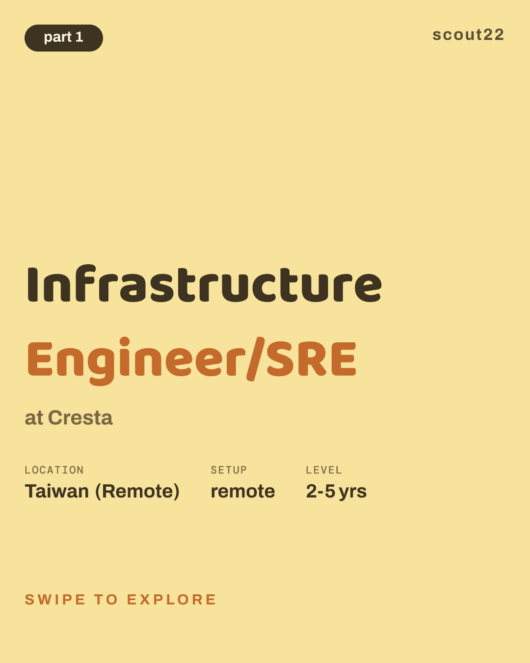 Infrastructure Engineer/SRE at Cresta