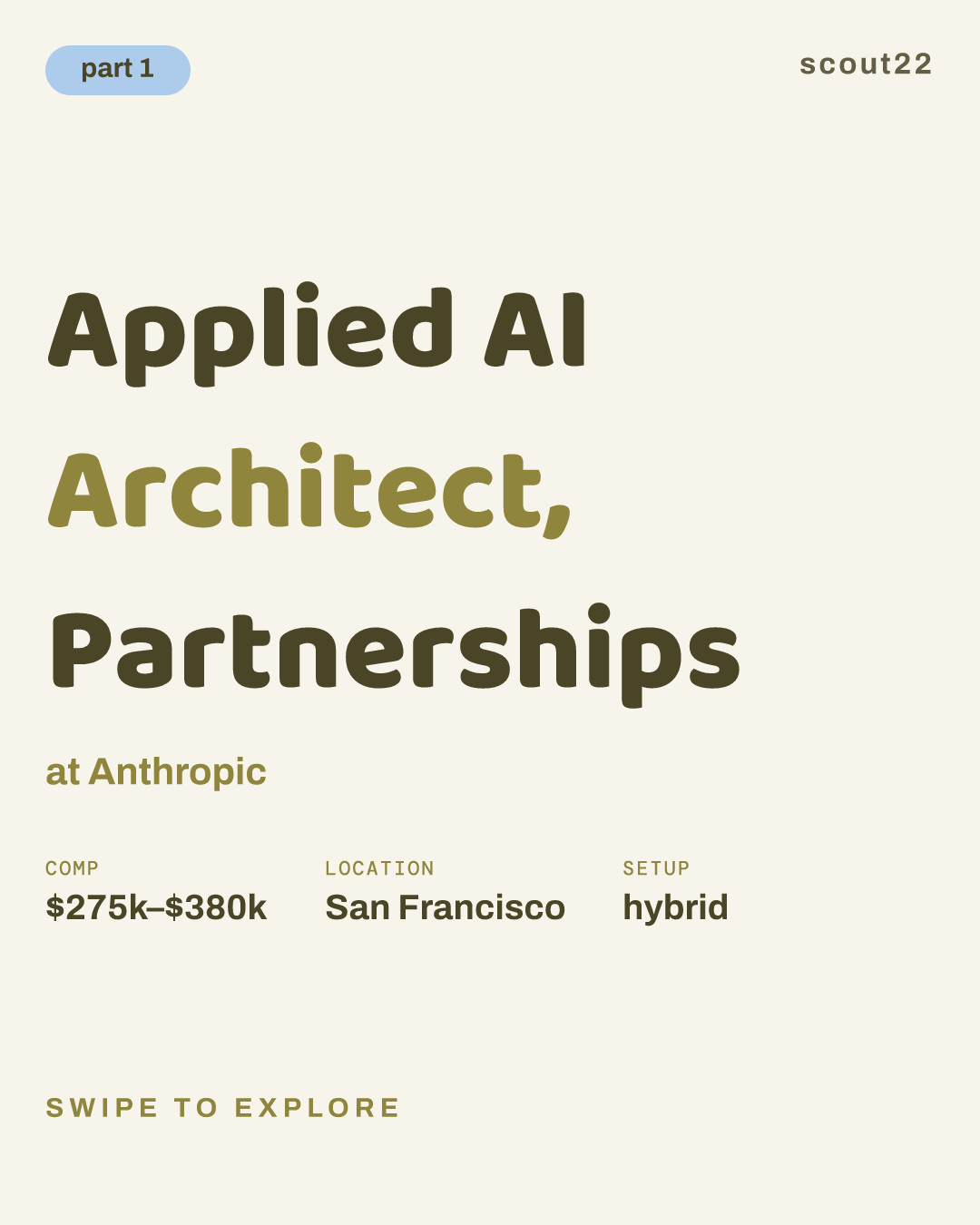 Applied AI Architect, Partnerships at Anthropic