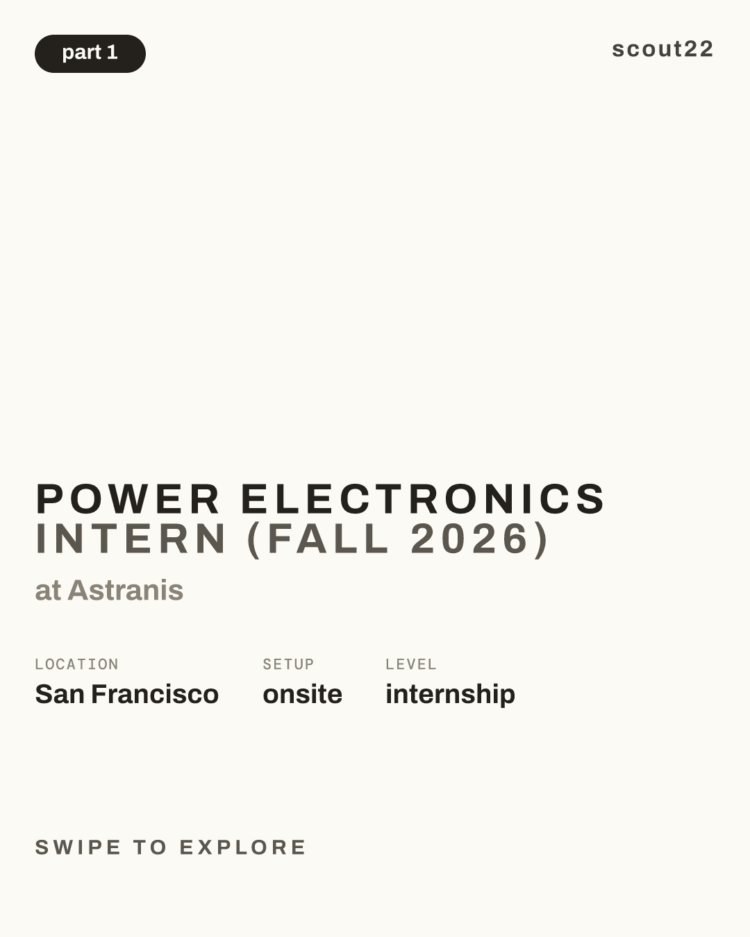 Power Electronics Intern (Fall 2026) at Astranis
