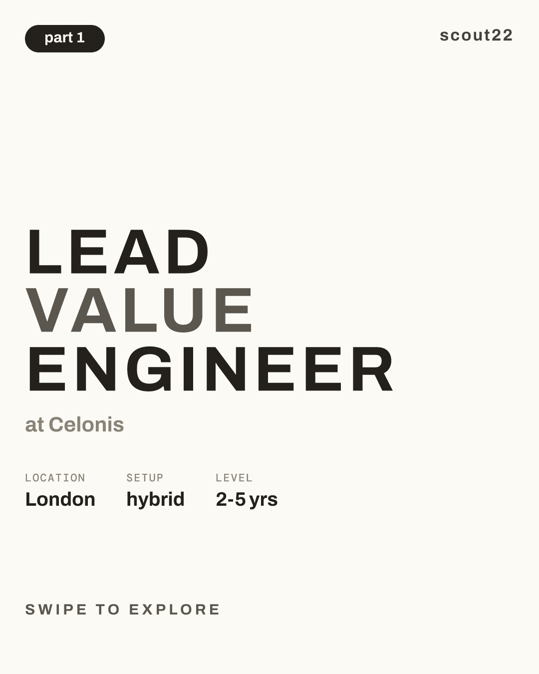 Lead Value Engineer at Celonis