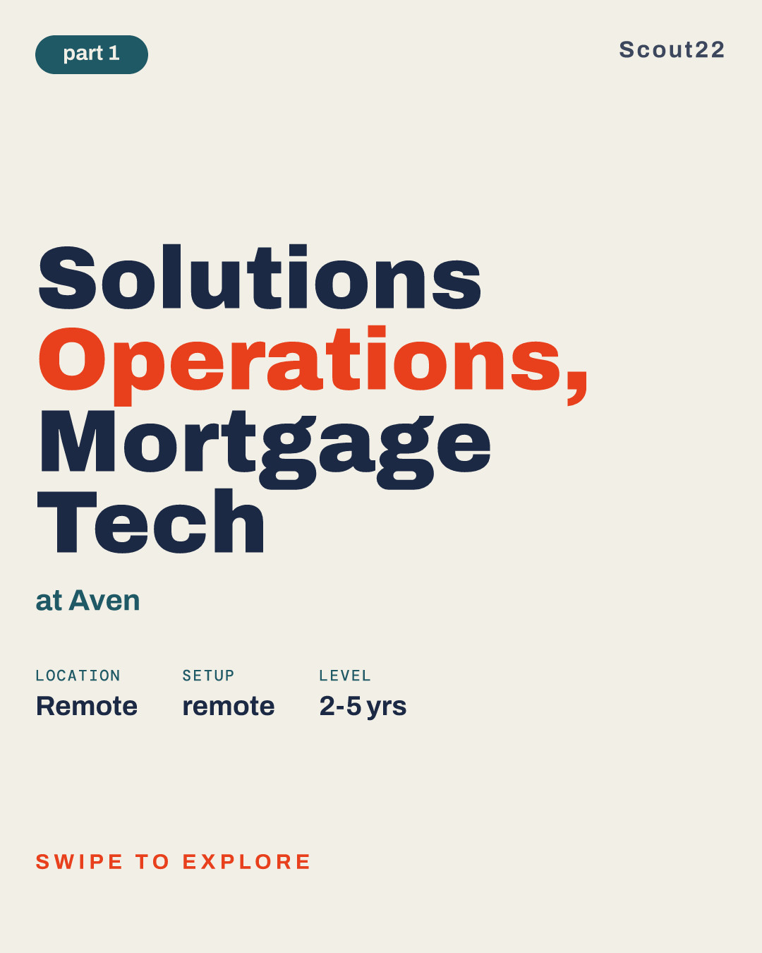 Solutions Operations, Mortgage Tech at Aven