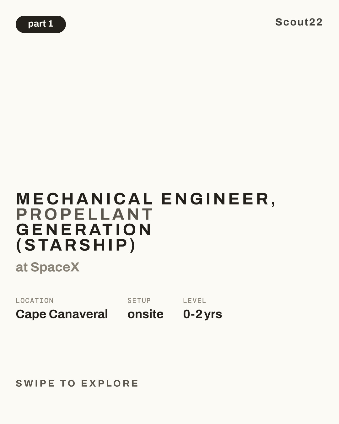 Mechanical Engineer, Propellant Generation (Starship) at SpaceX