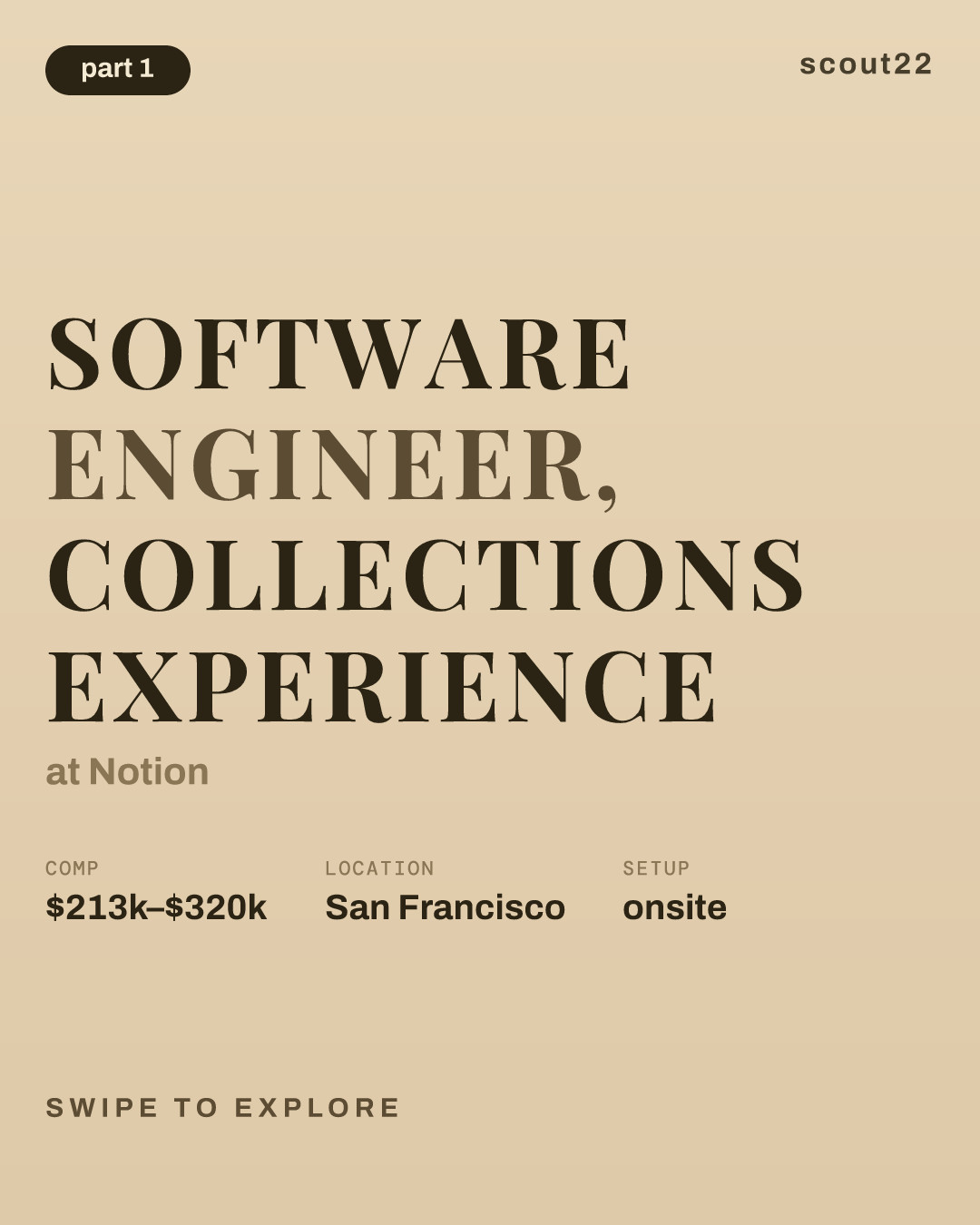 Software Engineer, Collections Experience at Notion
