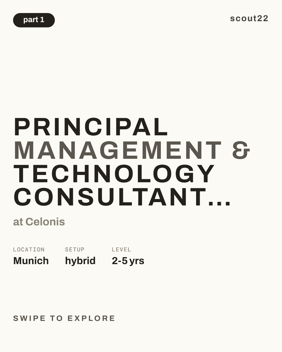 Principal Management & Technology Consultant - Manufacturing/Production at Celonis