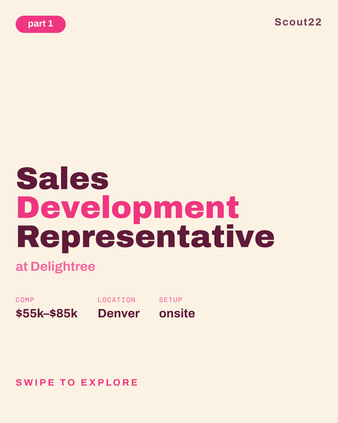 Sales Development Representative at Delightree