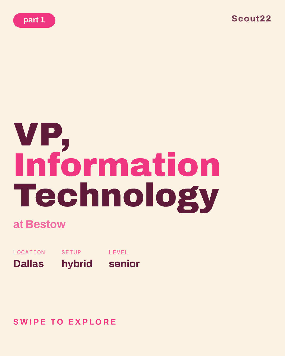 VP, Information Technology at Bestow