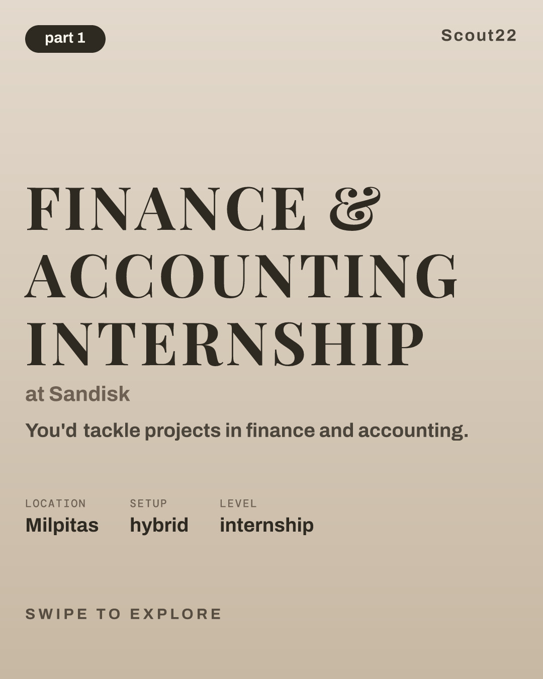 Finance & Accounting Internship (Bachelors, Summer 2027) at Sandisk