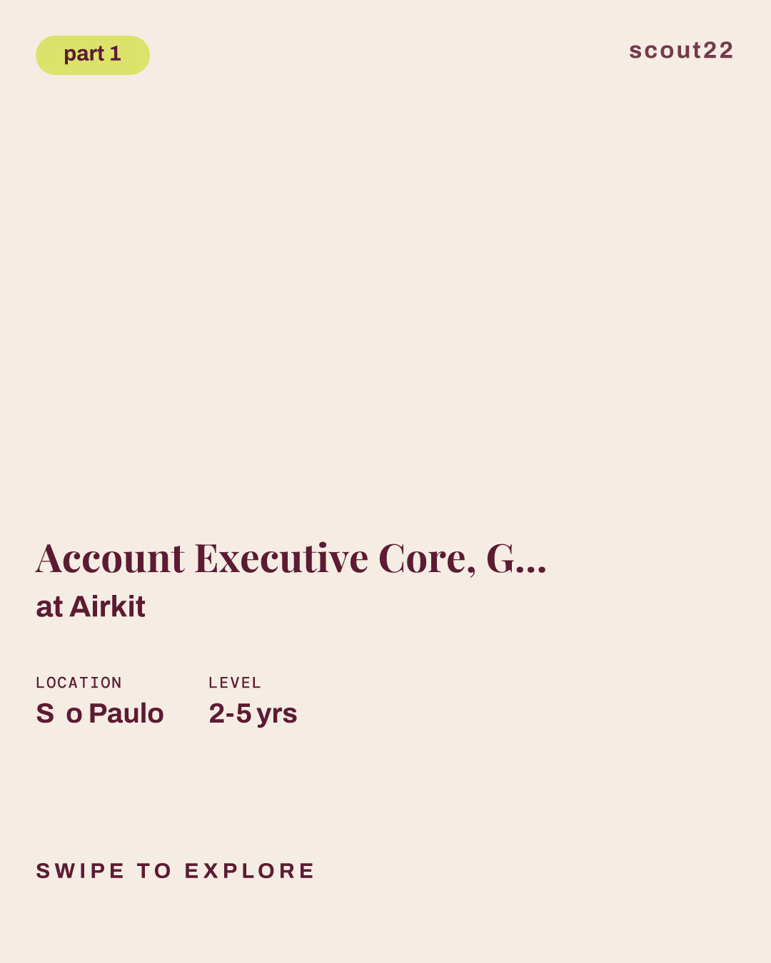 Account Executive Core, Growth (Regional) at Airkit