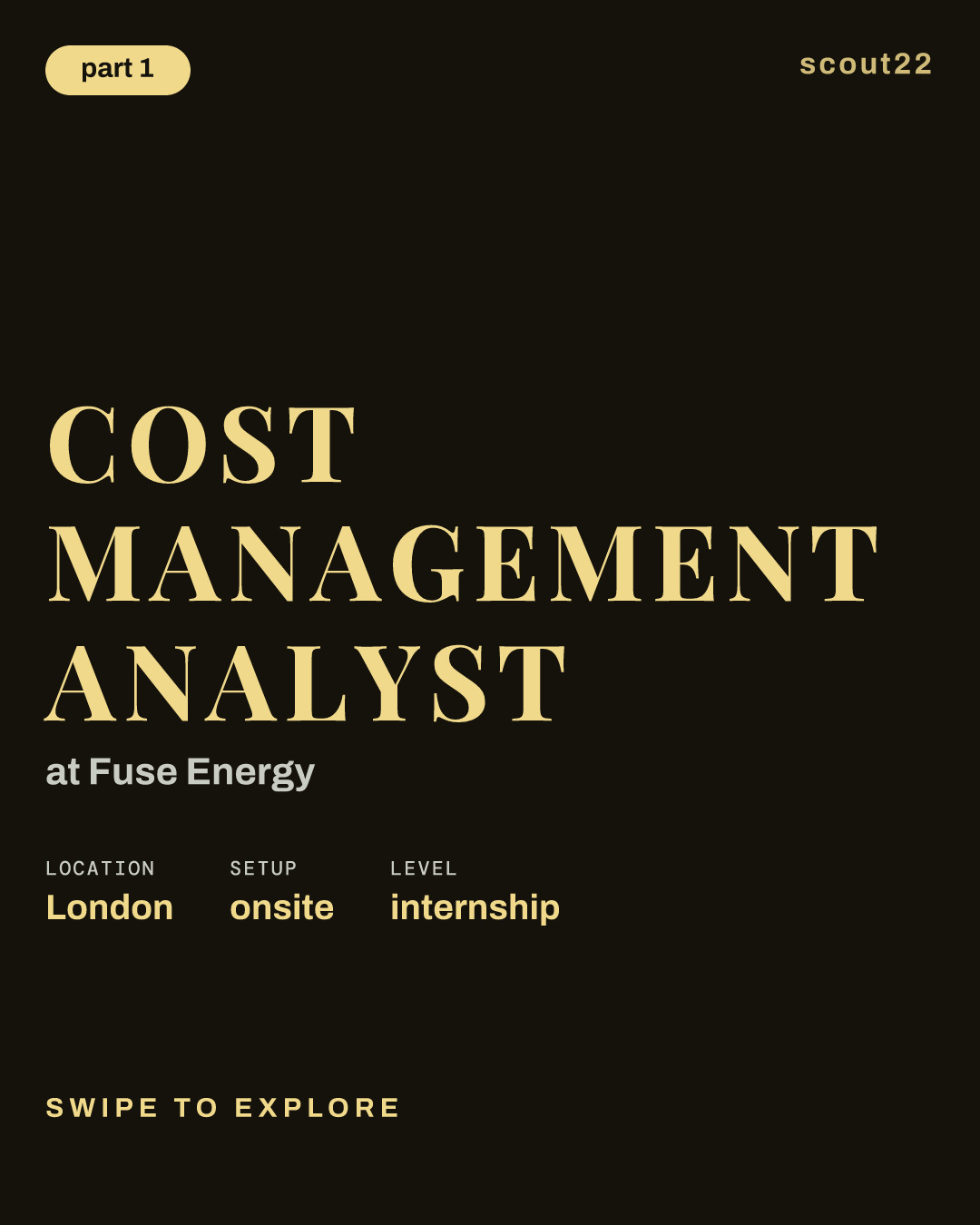 Cost Management Analyst at Fuse Energy
