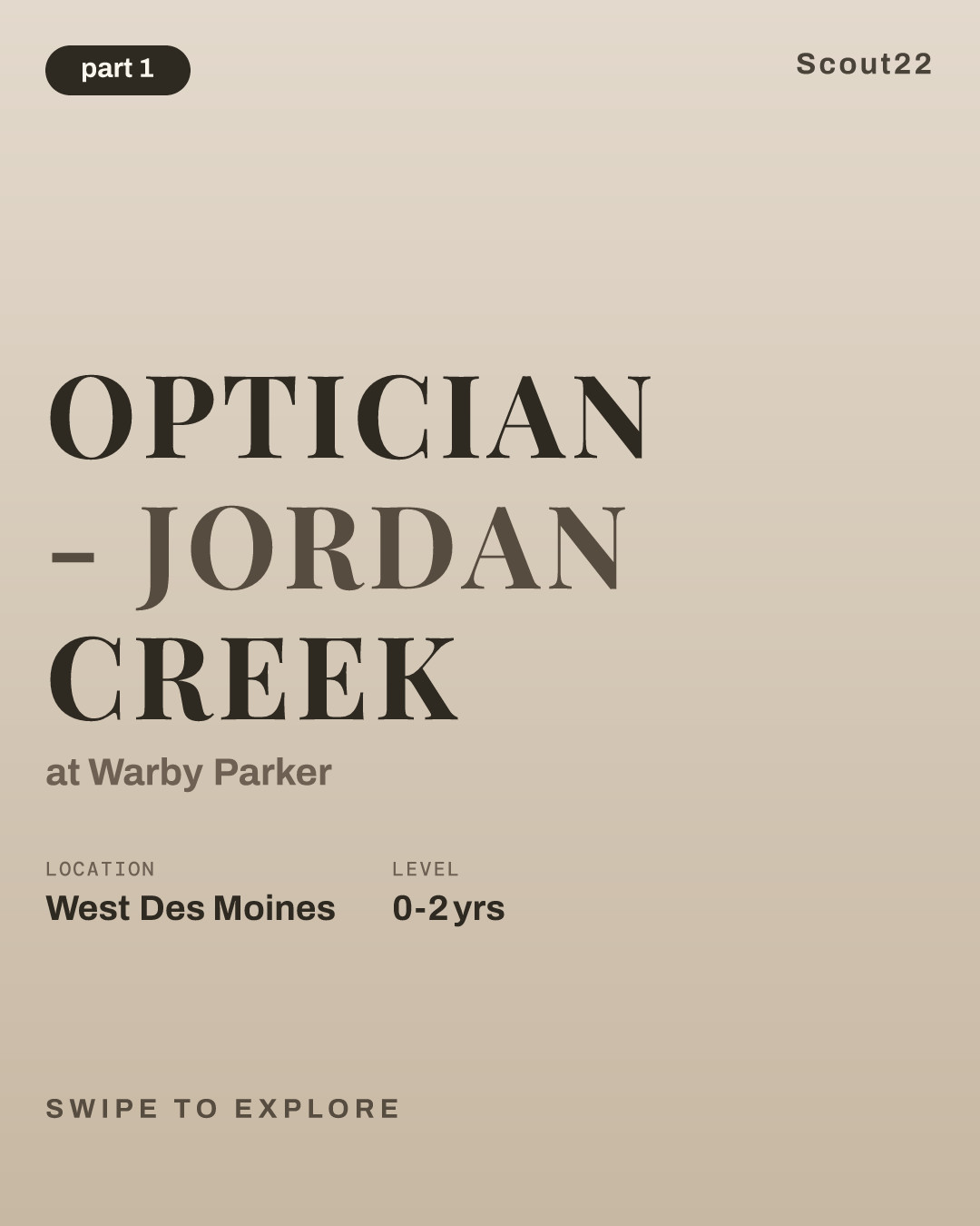 Optician - Jordan Creek at Warby Parker