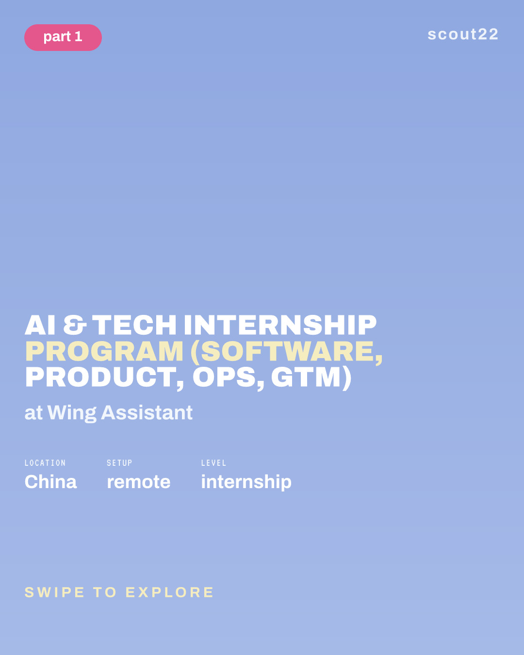 AI & Tech Internship Program (Software, Product, Ops, GTM) at Wing Assistant
