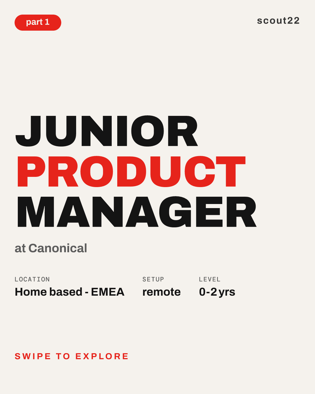 Junior Product Manager at Canonical
