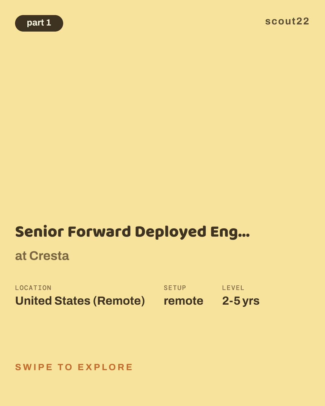 Senior Forward Deployed Engineer (AI Agent) at Cresta