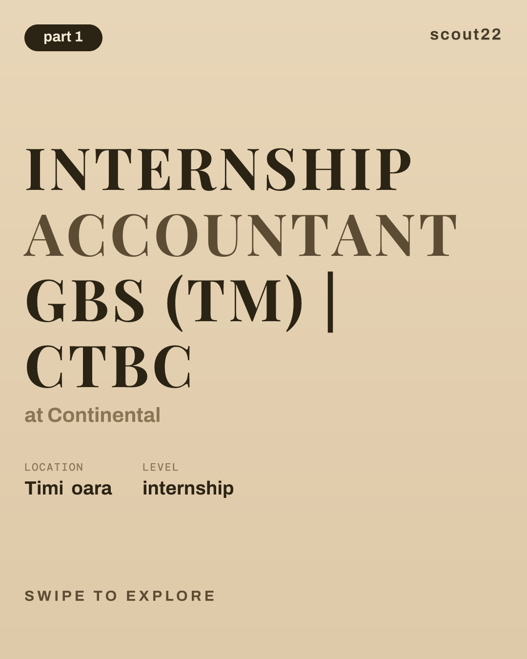 Internship Accountant GBS (TM) | CTBC at Continental
